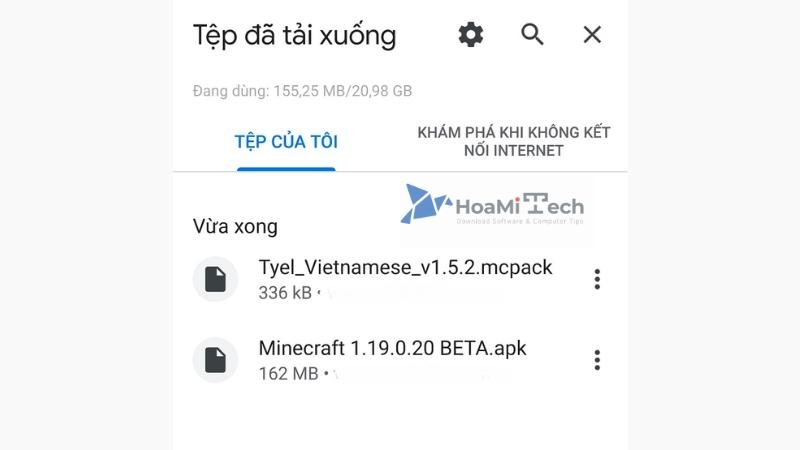 Nhấn vào file Tyel_Vietnamese